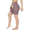 imageYogalicious Womens High Waisted Biker Shorts Workout Running Spandex Yoga Shorts 35quot 5quot 7quot 9quotMocha 7