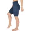 imageYogalicious Womens High Waisted Biker Shorts Workout Running Spandex Yoga Shorts 35quot 5quot 7quot 9quotMoonlit Ocean 9