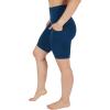 imageYogalicious Womens High Waisted Biker Shorts Workout Running Spandex Yoga Shorts 35quot 5quot 7quot 9quotOcean Silk 9