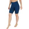 imageYogalicious Womens High Waisted Biker Shorts Workout Running Spandex Yoga Shorts 35quot 5quot 7quot 9quotOcean Silk 9
