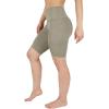 imageYogalicious Womens High Waisted Biker Shorts Workout Running Spandex Yoga Shorts 35quot 5quot 7quot 9quotOregano 9