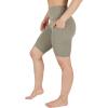 imageYogalicious Womens High Waisted Biker Shorts Workout Running Spandex Yoga Shorts 35quot 5quot 7quot 9quotOregano 9