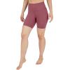 imageYogalicious Womens High Waisted Biker Shorts Workout Running Spandex Yoga Shorts 35quot 5quot 7quot 9quotRouge Blush 7