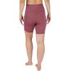imageYogalicious Womens High Waisted Biker Shorts Workout Running Spandex Yoga Shorts 35quot 5quot 7quot 9quotRouge Blush 7