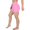 imageYogalicious Womens High Waisted Biker Shorts Workout Running Spandex Yoga Shorts 35quot 5quot 7quot 9quotSugar Plum 35