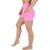 imageYogalicious Womens High Waisted Biker Shorts Workout Running Spandex Yoga Shorts 35quot 5quot 7quot 9quotSugar Plum 35