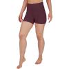 imageYogalicious Womens High Waisted Biker Shorts Workout Running Spandex Yoga Shorts 35quot 5quot 7quot 9quotWindsor Wine 35