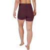 imageYogalicious Womens High Waisted Biker Shorts Workout Running Spandex Yoga Shorts 35quot 5quot 7quot 9quotWindsor Wine 35
