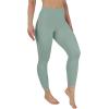 imageYogalicious Womens High Waisted Yoga Legging Elastic Free Squat Proof Workout PantChinois Green
