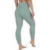 imageYogalicious Womens High Waisted Yoga Legging Elastic Free Squat Proof Workout PantChinois Green