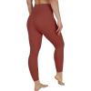imageYogalicious Womens High Waisted Yoga Legging Elastic Free Squat Proof Workout PantCinnabar