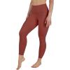imageYogalicious Womens High Waisted Yoga Legging Elastic Free Squat Proof Workout PantCinnabar