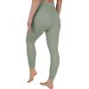 imageYogalicious Womens High Waisted Yoga Legging Elastic Free Squat Proof Workout PantDeep Lichen Green
