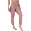 imageYogalicious Womens High Waisted Yoga Legging Elastic Free Squat Proof Workout PantNostalgia Rose