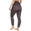 imageYogalicious Womens High Waisted Yoga Legging Elastic Free Squat Proof Workout PantSexy Leopard Brown