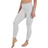 imageYogalicious Womens High Waisted Yoga Legging Elastic Free Squat Proof Workout PantWhite