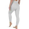 imageYogalicious Womens High Waisted Yoga Legging Elastic Free Squat Proof Workout PantWhite