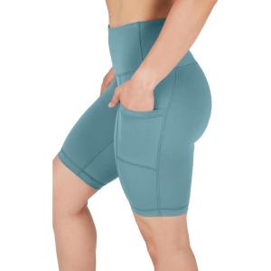 imageYogalicious Womens High Waisted Biker Shorts Workout Running Spandex Yoga Shorts 35quot 5quot 7quot 9quotHarbor Breeze 9