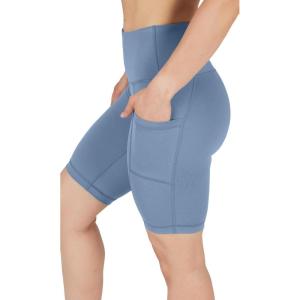 imageYogalicious Womens High Waisted Biker Shorts Workout Running Spandex Yoga Shorts 35quot 5quot 7quot 9quotSpring Lake 9