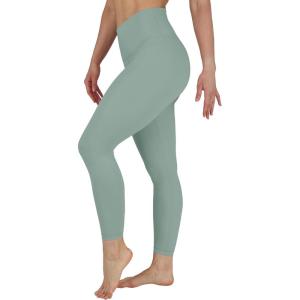 imageYogalicious Womens High Waisted Yoga Legging Elastic Free Squat Proof Workout PantChinois Green