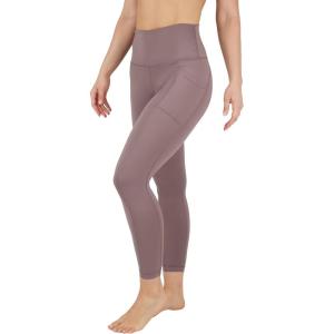 imageYogalicious Womens High Waisted Yoga Legging Elastic Free Squat Proof Workout PantMocha WPocket