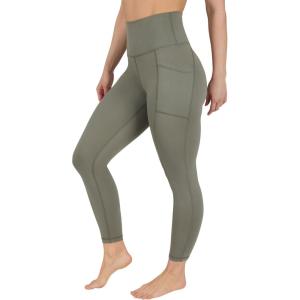 imageYogalicious Womens High Waisted Yoga Legging Elastic Free Squat Proof Workout PantMulled Basil WPocket