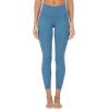 imageYogalicious High Waist Ankle Legging Squat Proof Criss Cross VBack PantBlue Fusion