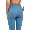 imageYogalicious High Waist Ankle Legging Squat Proof Criss Cross VBack PantBlue Fusion