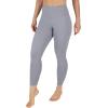 imageYogalicious High Waist Ankle Legging Squat Proof Criss Cross VBack PantChiseled Stone
