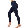 imageYogalicious High Waist Ankle Legging Squat Proof Criss Cross VBack PantDark Navy