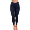 imageYogalicious High Waist Ankle Legging Squat Proof Criss Cross VBack PantDark Navy