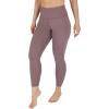 imageYogalicious High Waist Ankle Legging Squat Proof Criss Cross VBack PantFrench Toast