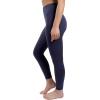 imageYogalicious High Waist Ankle Legging Squat Proof Criss Cross VBack PantIndigo