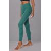 imageYogalicious High Waist Ankle Legging Squat Proof Criss Cross VBack PantTrekking Green