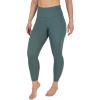 imageYogalicious High Waist Ankle Legging Squat Proof Criss Cross VBack PantTrekking Green