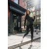 imageYogalicious Squat Proof Fleece Lined Legging High Waisted Thermal Winter Running Pants for WomenBlack