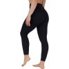 imageYogalicious Squat Proof Fleece Lined Legging High Waisted Thermal Winter Running Pants for WomenBlack