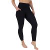 imageYogalicious Squat Proof Fleece Lined Legging High Waisted Thermal Winter Running Pants for WomenBlack WPocket