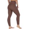 imageYogalicious Squat Proof Fleece Lined Legging High Waisted Thermal Winter Running Pants for WomenCoffee Quartz WPocket