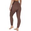 imageYogalicious Squat Proof Fleece Lined Legging High Waisted Thermal Winter Running Pants for WomenCoffee Quartz WPocket