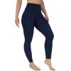 imageYogalicious Squat Proof Fleece Lined Legging High Waisted Thermal Winter Running Pants for WomenDark Navy WPocket