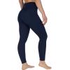 imageYogalicious Squat Proof Fleece Lined Legging High Waisted Thermal Winter Running Pants for WomenDark Navy WPocket