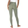 imageYogalicious Squat Proof Fleece Lined Legging High Waisted Thermal Winter Running Pants for WomenDeep Lichen Green