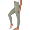 imageYogalicious Squat Proof Fleece Lined Legging High Waisted Thermal Winter Running Pants for WomenDeep Lichen Green