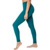 imageYogalicious Squat Proof Fleece Lined Legging High Waisted Thermal Winter Running Pants for WomenPacific