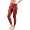 imageYogalicious Squat Proof Fleece Lined Legging High Waisted Thermal Winter Running Pants for WomenRustic Cognac
