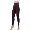 imageYogalicious Super High Waist Legging Squat Proof Buttery Soft Workout Yoga PantItalian Plum 28