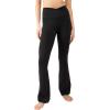 imageYogalicious Womens High Waisted Flare Legging Squat Proof Yoga Bootcut Wide Leg Crossover PantClassic Black 315