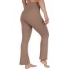 imageYogalicious Womens High Waisted Flare Legging Squat Proof Yoga Bootcut Wide Leg Crossover PantLeafless Tree 315