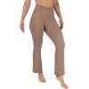 imageYogalicious Womens High Waisted Flare Legging Squat Proof Yoga Bootcut Wide Leg Crossover PantLeafless Tree 315